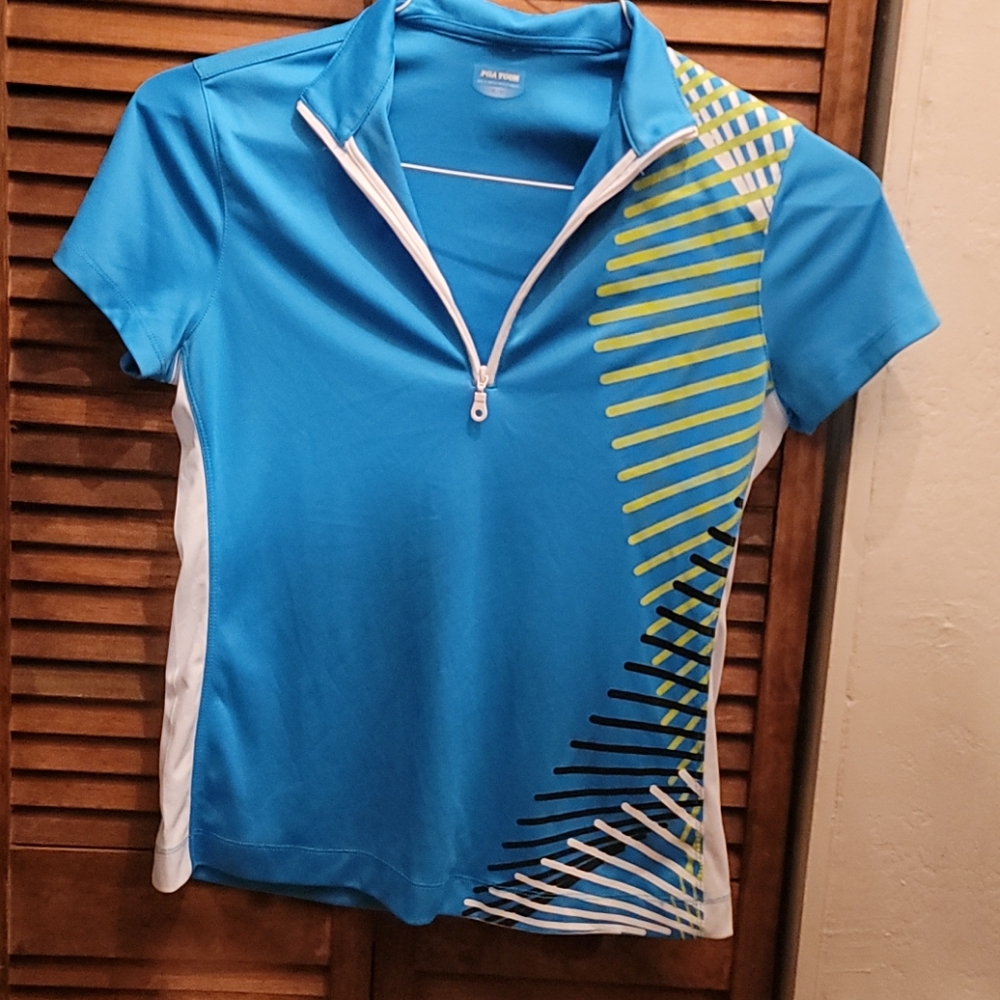 PGA Tour blue polo